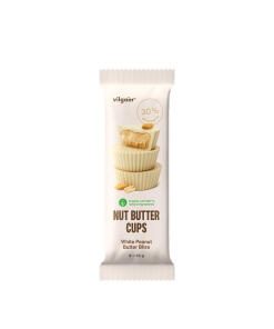 Vilgain - Vilgain Bio poháriky s arašidovým maslom White Peanut Butter Bliss (39 g)
