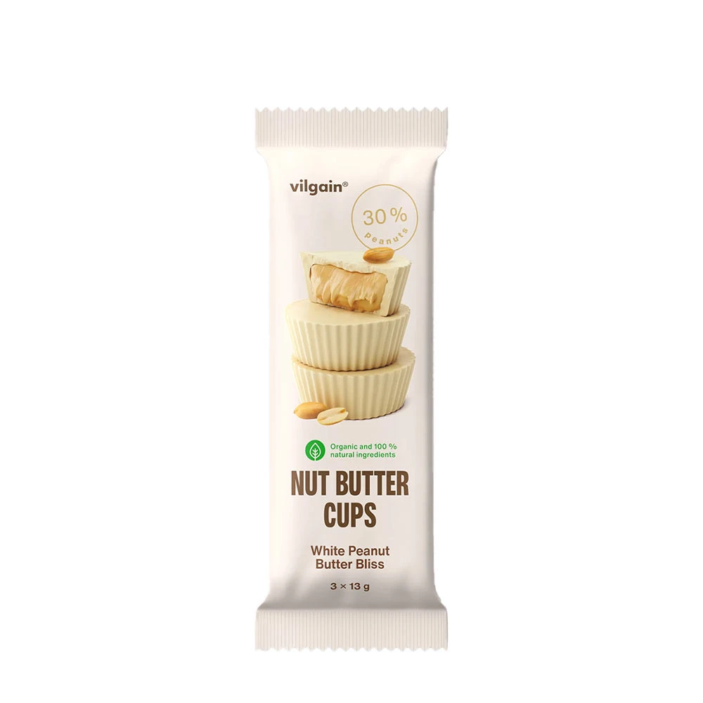Vilgain - Vilgain Bio poháriky s arašidovým maslom White Peanut Butter Bliss (39 g)