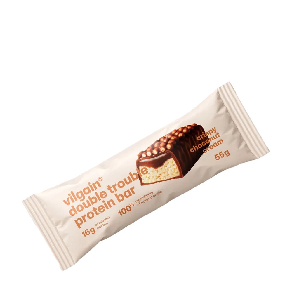 Vilgain - Proteínová tyčinka Vilgain Double Trouble Choco Bueno (55 g)