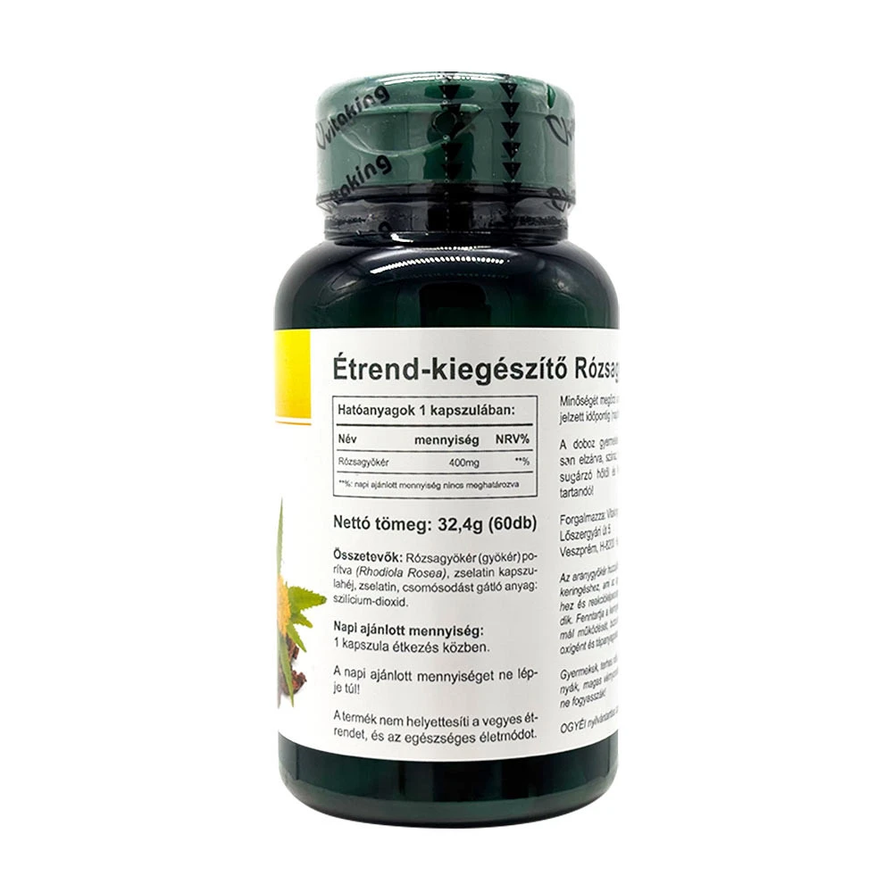 Vitaking - Rhodiola Rosea 400 mg (60 kapsúl) – Obrázok 2